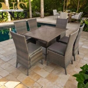 NS Rattan Dining SeT