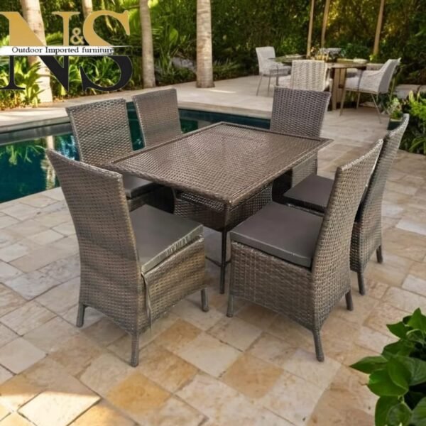 NS Rattan Dining SeT